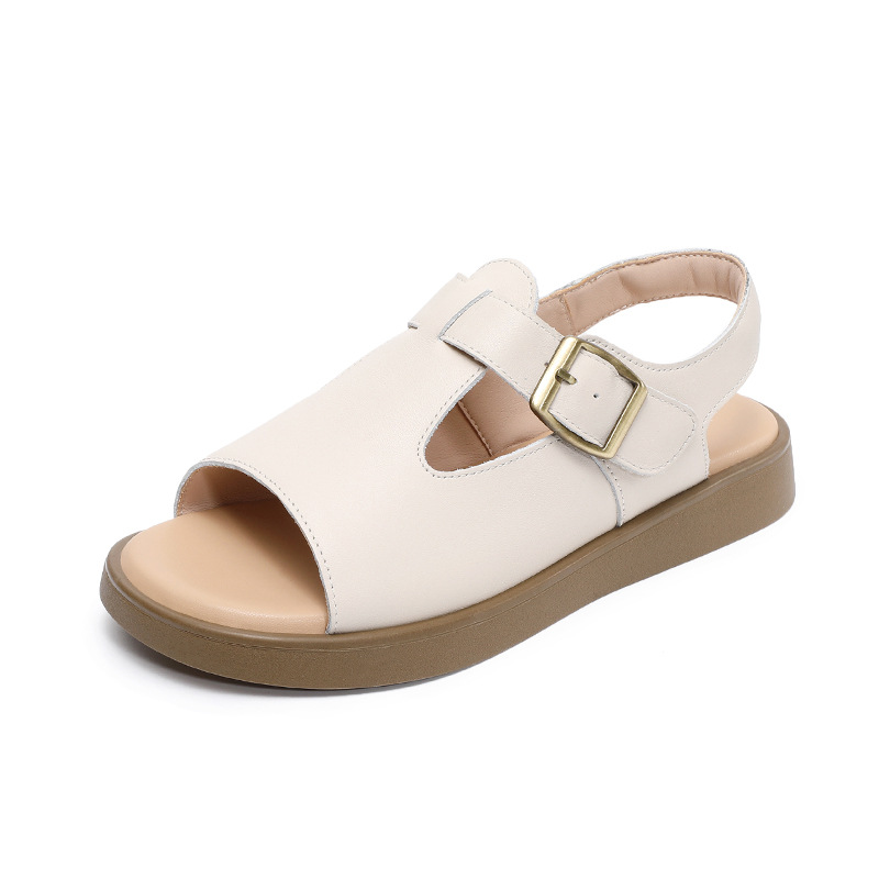 Fish - toe T - strap Roman Sandals