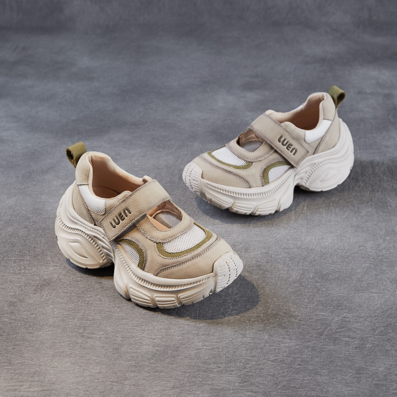 Retro Chunky - soled Hollow - out Sports Sandals for Women