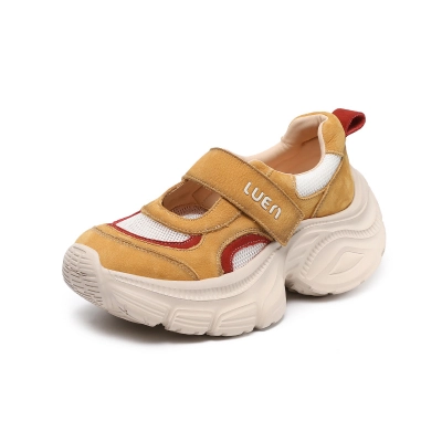 Retro Chunky - soled Hollow - out Sports Sandals for Women 02