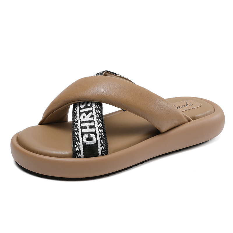 Versatile Flat Beach Casual Slippers for Women