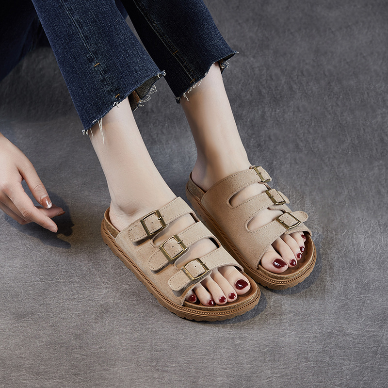 Women's Genuine Leather Birkenstock - style Sandals