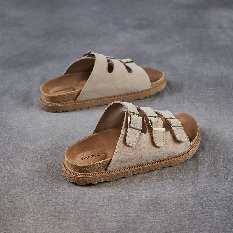 Women's Genuine Leather Birkenstock - style Sandals