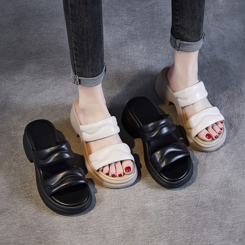 Women's Summer Soft - sole Hollow - out Wedge Sandals