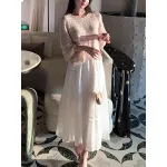 Crafted Washed Cotton Midi Skirt