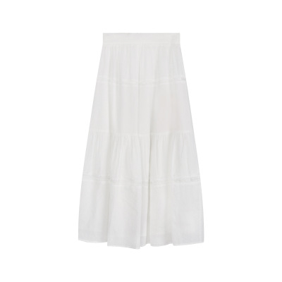 Crafted Washed Cotton Midi Skirt 02
