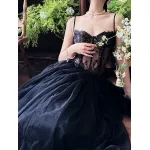 French Court-Style Chiffon Skirt