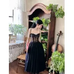 French Court-Style Chiffon Skirt