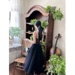 French Court-Style Chiffon Skirt