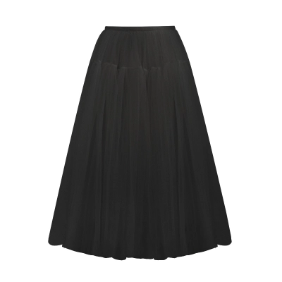 French Court-Style Chiffon Skirt 02