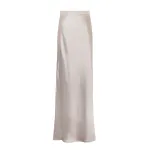 Glossy Sheer Slim Skirt