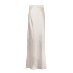 Glossy Sheer Slim Skirt