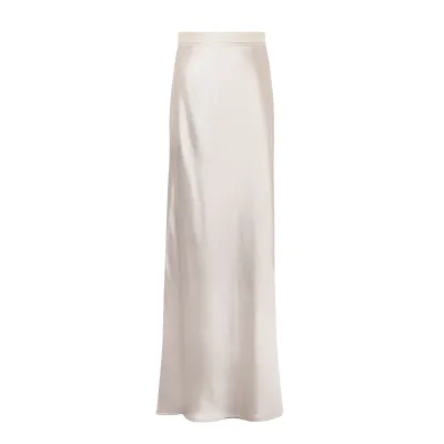 Glossy Sheer Slim Skirt 02