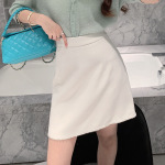 High-Waisted Slimming A-Line Short Skirt