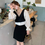 High-Waisted Slimming A-Line Short Skirt