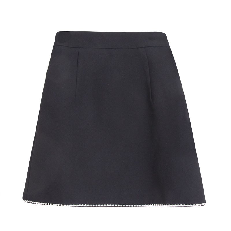 High-Waisted Slimming A-Line Short Skirt