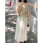 New Stylish Ribbed Knit Skirt