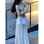 New Stylish Ribbed Knit Skirt
