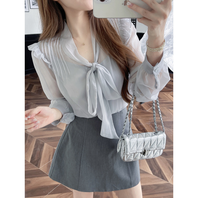 Solid Color Smart High-Waisted A-Line Skirt