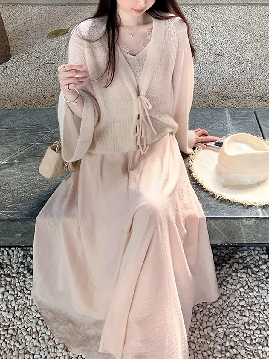 Spring New Irregular Hem Midi Skirt