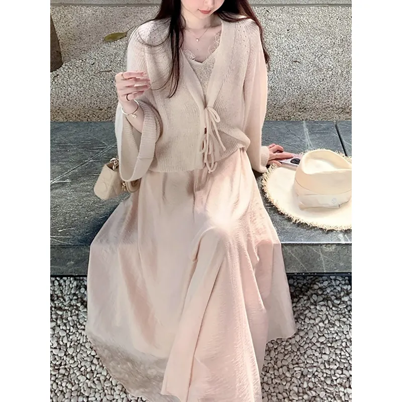 Spring New Irregular Hem Midi Skirt