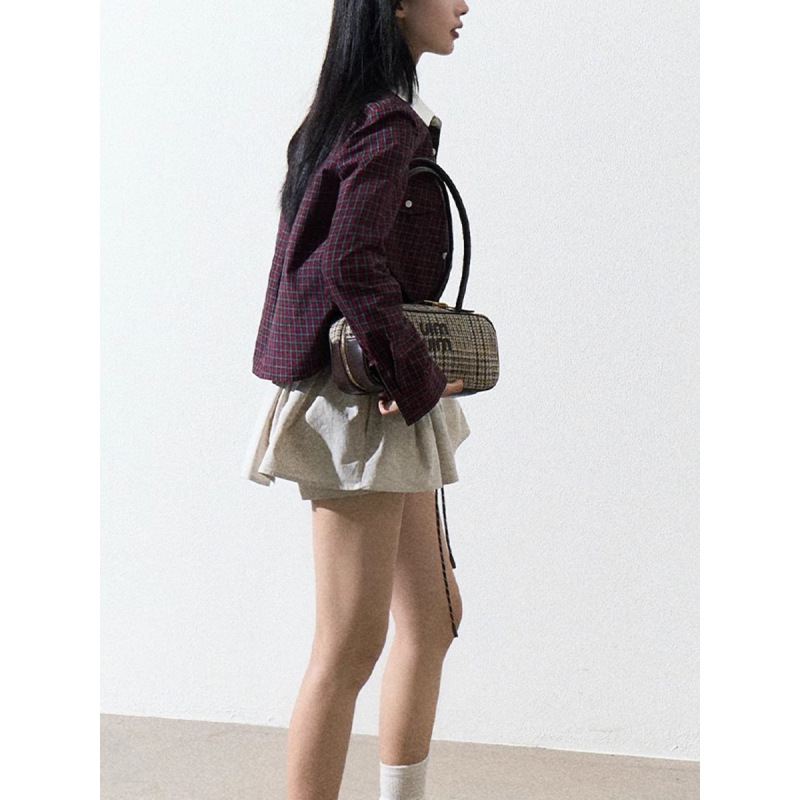 Versatile Elastic Waist Drawstring Shorts Skirt
