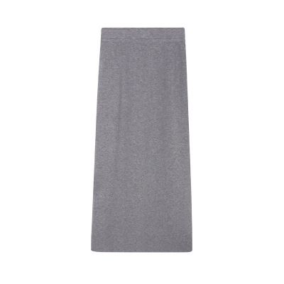 Wool Knit Bodycon Midi Skirt 01