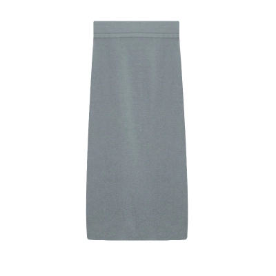 Wool Knit Bodycon Midi Skirt 02
