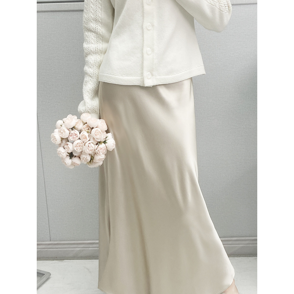 Elegant Fish-Tail Midi Skirt - Spring 2024 Collection