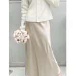Elegant Fish-Tail Midi Skirt - Spring 2024 Collection