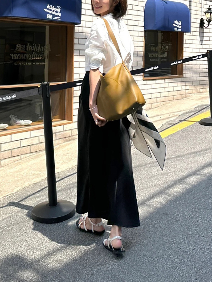 Elegant Fish-Tail Midi Skirt - Spring 2024 Collection