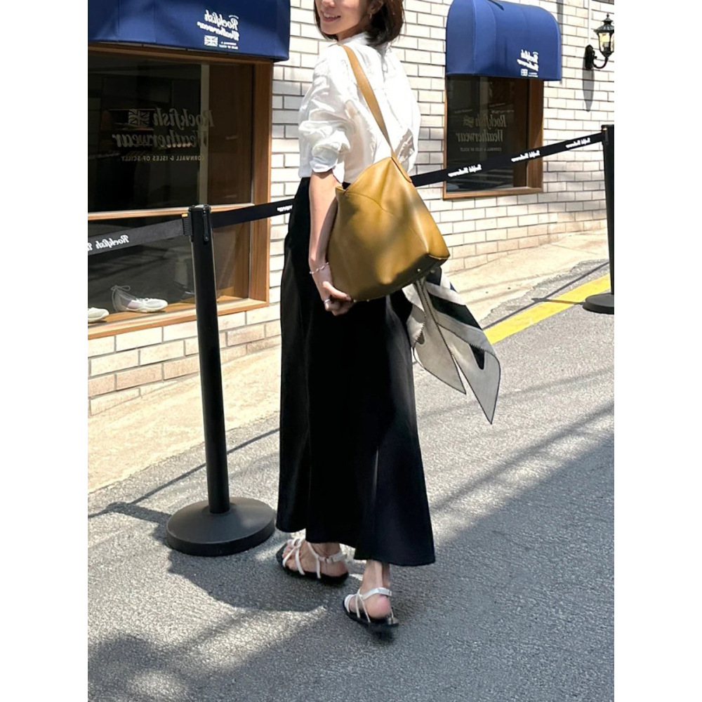 Elegant Fish-Tail Midi Skirt - Spring 2024 Collection