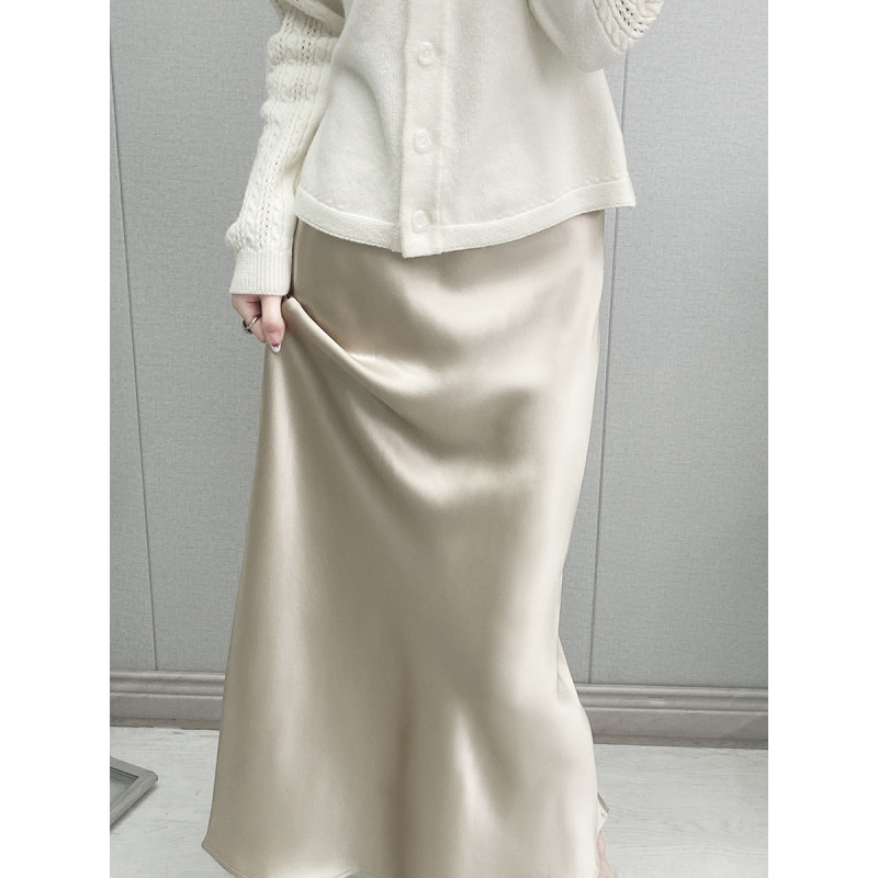 Elegant Fish-Tail Midi Skirt - Spring 2024 Collection