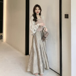 Luxury A - Line Ombre Skirt