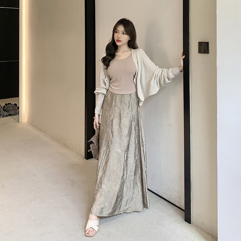 Luxury A - Line Ombre Skirt