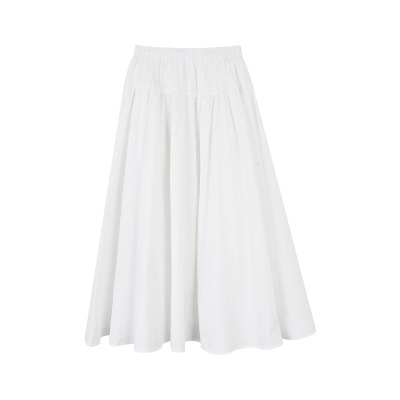Pleated High-Waisted A-Line Midi Skirt - Slimming & Flattering 01