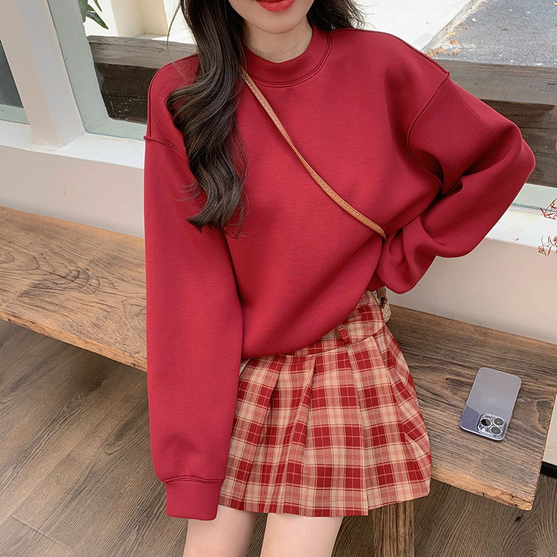 Red Plaid Pleated Mini Skirt - Trendy & Flirty