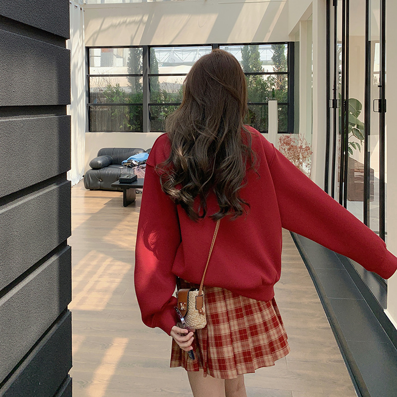 Red Plaid Pleated Mini Skirt - Trendy & Flirty