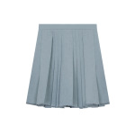 Academic Style High-Waisted A-Line Pleated Skirt