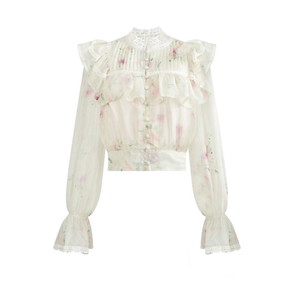 Chinese Embroidery Lace Vintage Suit