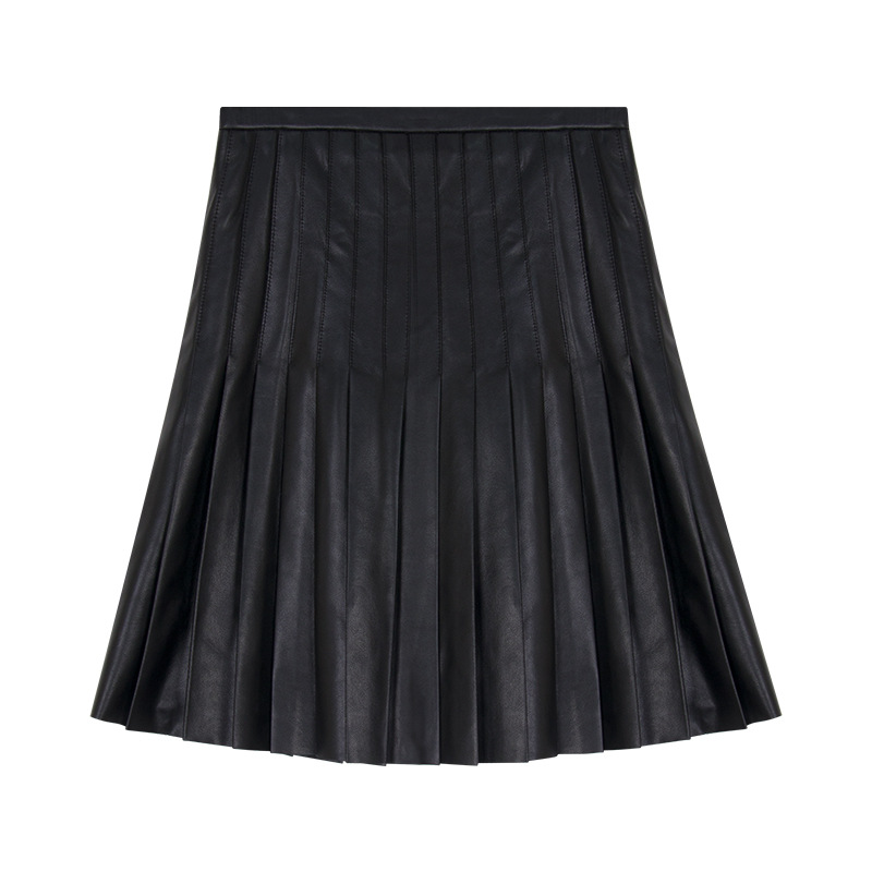 Classic High-Waisted Pleated Women's Skirt