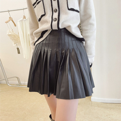 Classic High-Waisted Pleated Women's Skirt 02