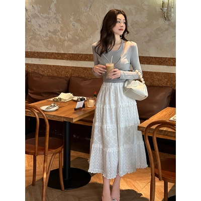 Embroidered Tiered Skirt for Girls 02