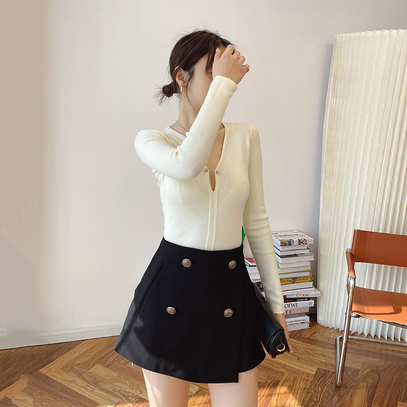 Fall/Winter New Asymmetrical A-Line Blazer Skirt