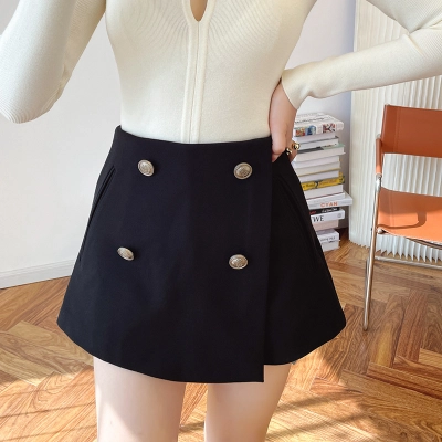 Fall/Winter New Asymmetrical A-Line Blazer Skirt 02