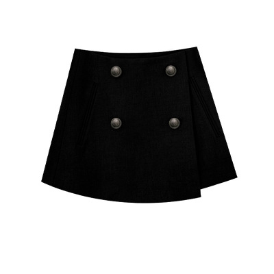 Fall/Winter New Asymmetrical A-Line Blazer Skirt 01