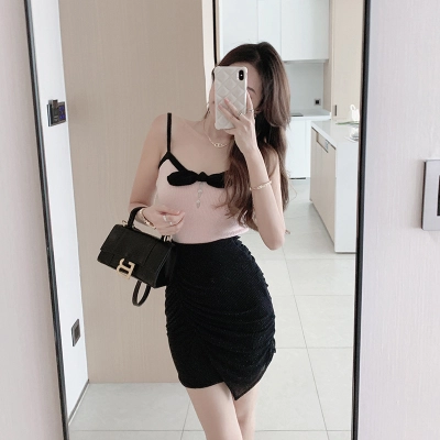 Pleated Sexy Bodycon Skirt 02