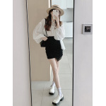 Pleated Sexy Bodycon Skirt