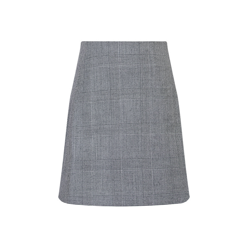 Slim-Fit A-Line Mini Skirt