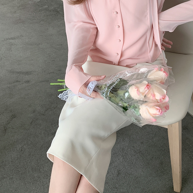 Spring Floral Bodycon Skirt