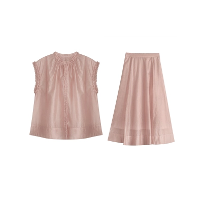 Tencel Mulberry Silk Short - Sleeve Set 01